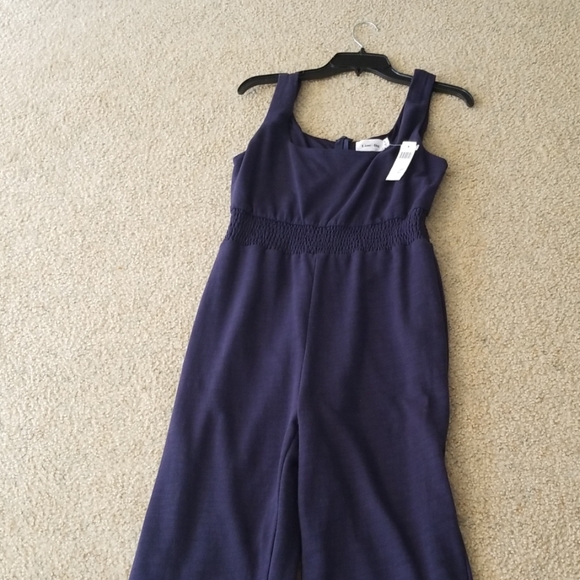 Line & Dot Other - Navy Blue Jumpsuit